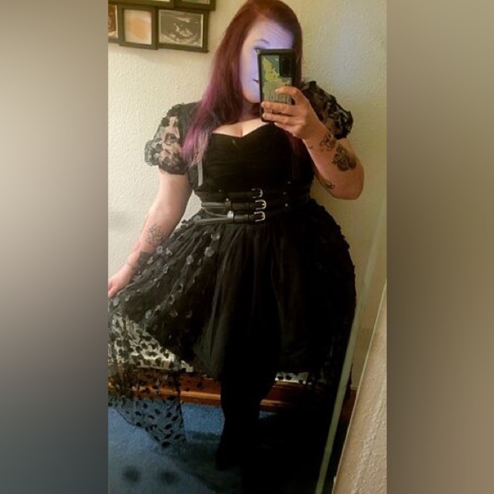 NWT Disturbia Disenchanted High Low Tulle Gown US 6 / UK 10 - Picture 8 of 8